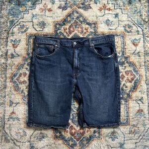 Levi’s 412 Dark Wash Denim Shorts Size 40